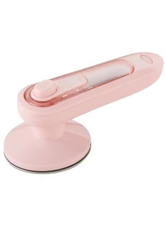sokany Sokany Portable Clothes Iron for Travel, Home and Trips _ SK-3070 - Large non-stick stainless steel soleplate glides easily over all types of fabrics, taking care of different wrinkles Anti-drip system prevents water leakage at any temperature setting to eliminate unwanted drips With an anti-slip handle for easy operation and comfortable to hold in the hand Anti-calcium and self-cleaning systems keep the device free of calcium and mineral deposits for optimal performance. It can steam clothes in a horizontal or vertical plane. _ Color: Pink _ One year warranty  - Image 1