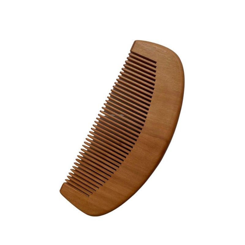 Daiso Daiso Japanese Style Peach Wood Natural Comb  Anti Static Hair lustrous hair canalso make oil combs 8973