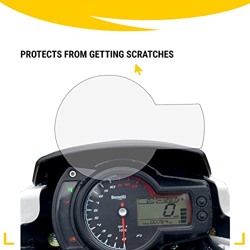 NIKAVI SMSG39 Speedo Meter Screen Protector Scratch Guard Compatible for Benelli 600i - Image 4