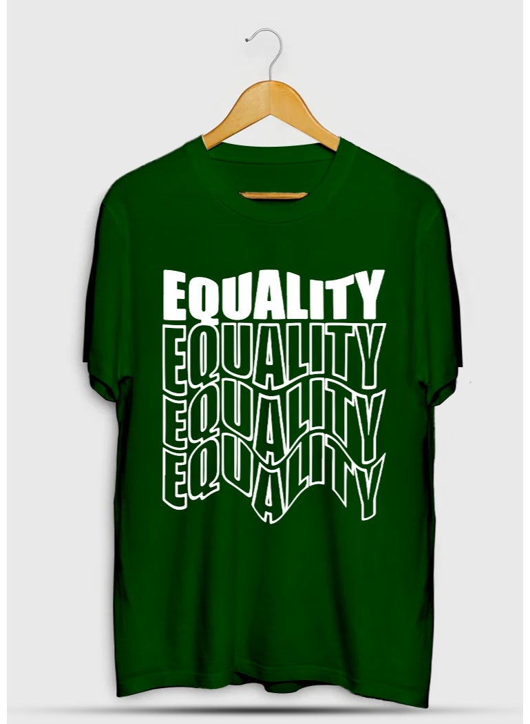 SHOP NEW ARRIVALS ELEVATED EQUALITY T-SHIRT Motivational Quote Graphic Tee for Men Women Inspirational Success Mindset Gift Unisex Comfortable Cotton - Image 1