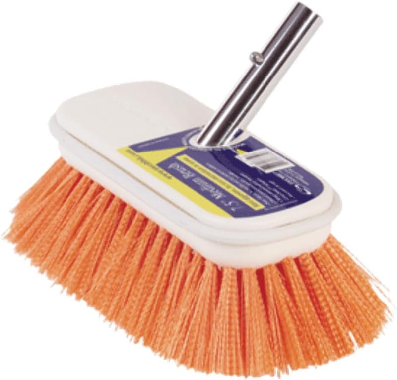 Swobbit Marine Boat General Purpose Cleaning Tool 7.5" Medium Brush - Orange - Image 1