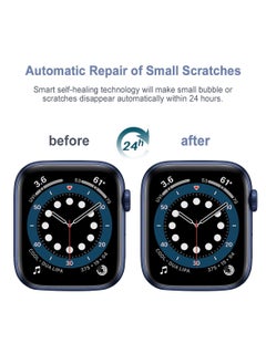 PRIMEEIGHT PRIMEEIGHT [3 PCS] Apple Watch Series SE 4/5/6 Screen Protector 44 mm Ultra Thin Flexible TPU Clear Film Bubble-Free Scratch-resistant.  - Image 4