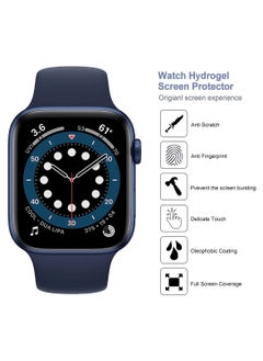 PRIMEEIGHT PRIMEEIGHT [3 PCS] Apple Watch Series SE 4/5/6 Screen Protector 44 mm Ultra Thin Flexible TPU Clear Film Bubble-Free Scratch-resistant.  - Image 2