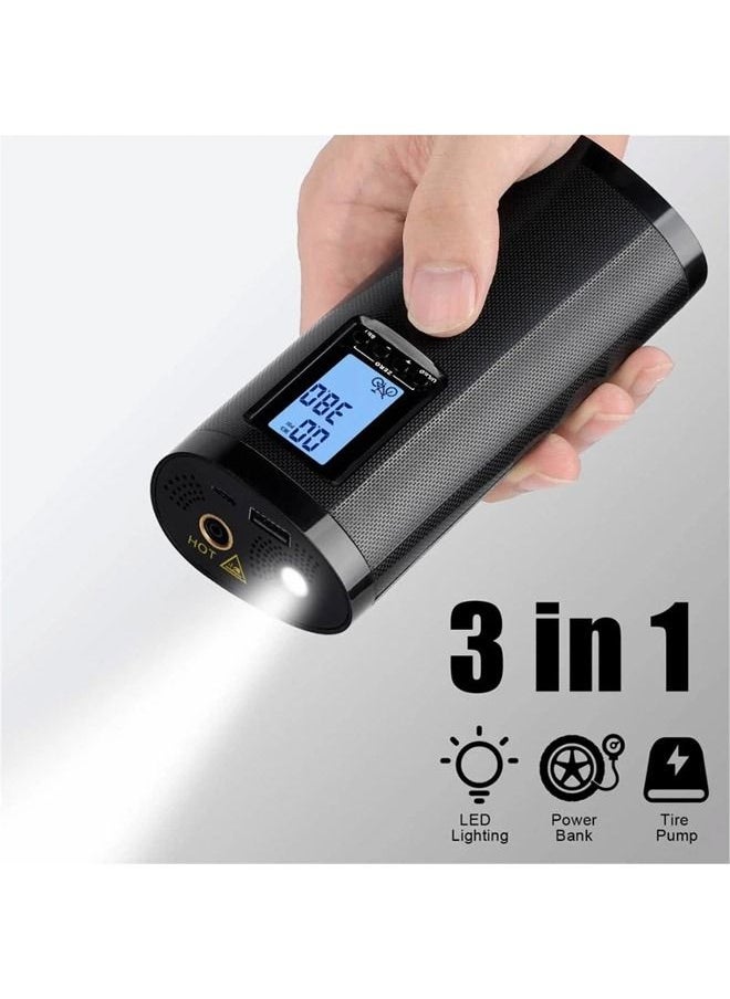 Generic - Portable Bike Electric Air Inflator 12V Car Air Compressor Bicycle Air Pump Rechargeable Tire Pump Car Tyre Inflatable - Image 1