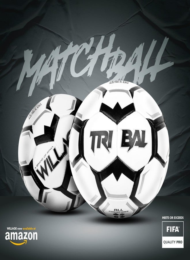 كرة قدم ويلاج | كرة قدم قبلية | خامة معتمدة من الفيفا | كرة قدم | مقاس 5 | قطعة واحدة - Image 5