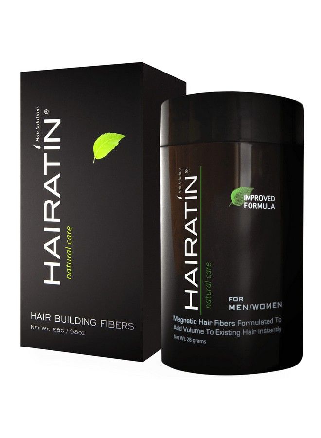 HAIRATIN BY RE-EVOLUTION Hairatin Building Fibers For Thinning Hair Medium Brown 28G Achieve Fuller Natural Looking Results Instantly Conceals Hair Loss In 10 Seconds Thickener & Bald Spot Cover Up For Men & Women - Image 2