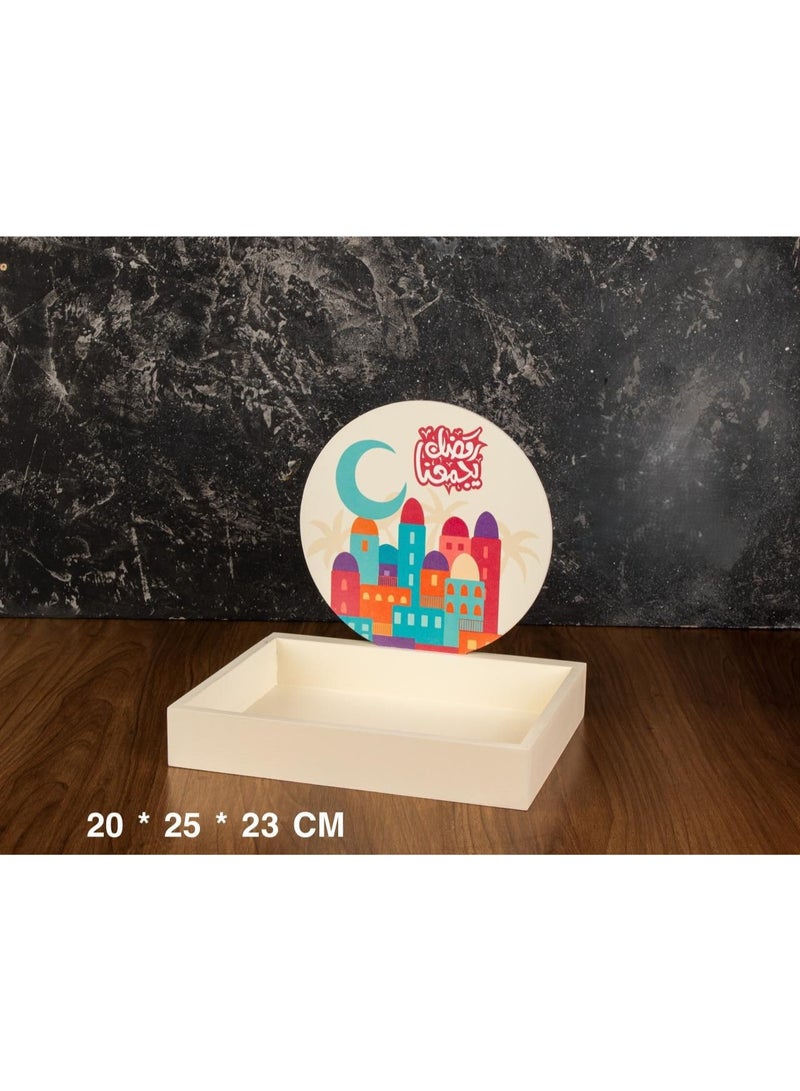 Elegant Ramadan serving dish, 20*25*30cm - Image 2