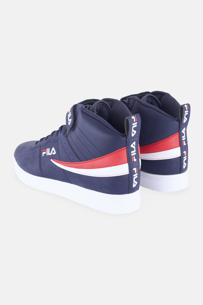 FILA Men Vulc 13 Repeat Logo Velcro Training Shoes, Navy  - Image 2