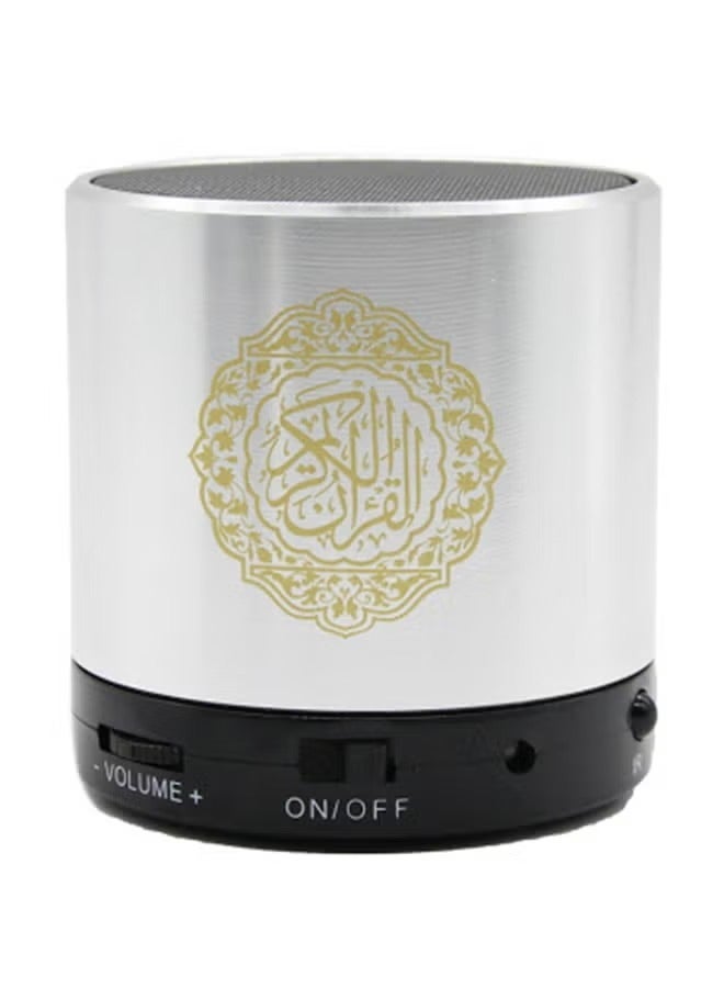 JAJEEK Quran Speaker With Remote Silver/Black - Image 1