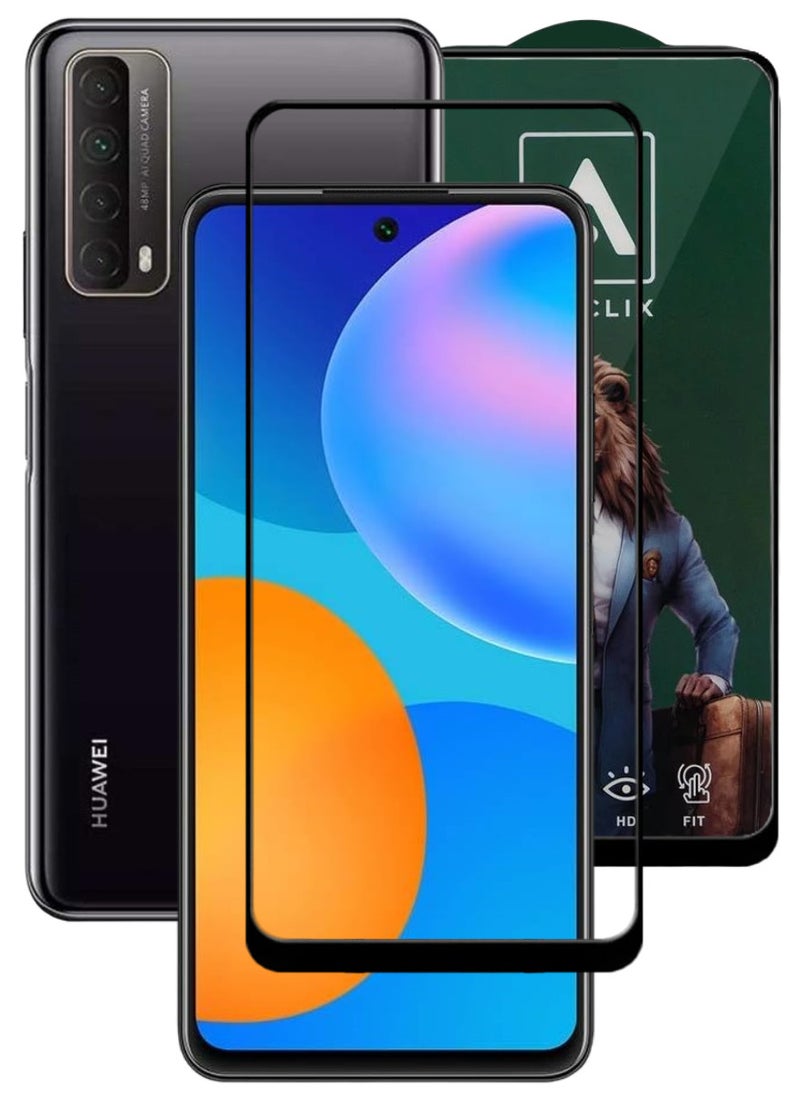 ACLIX Antistatic ESD Dustproof Premium Quality High Definition Tempered Glass Screen Protector Designed For Huawei Y7a - Image 1