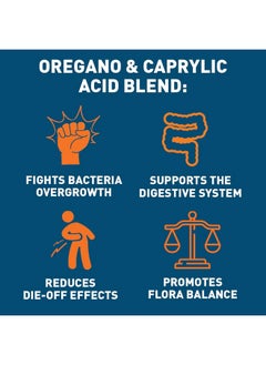 Dr. Tobias Oregano And Caprylic Acid Blend Gut Flora Balance Complex Intestinal Health & Immune Support With Herbs & Probiotics Gut Health Supplements For Women & Men 60 Capsules 30 Servings  - Image 5