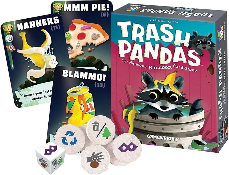 Gamewright Trash Pandas - The Raucous Raccoon Card Game - 252 - Image 5