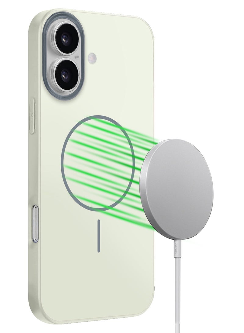 CATANES Hard TPU Case Cover for Apple iPhone 17 - Glossy and Slim Fit - Full Coverage - Anti-Fingerprint - Off White - Image 4