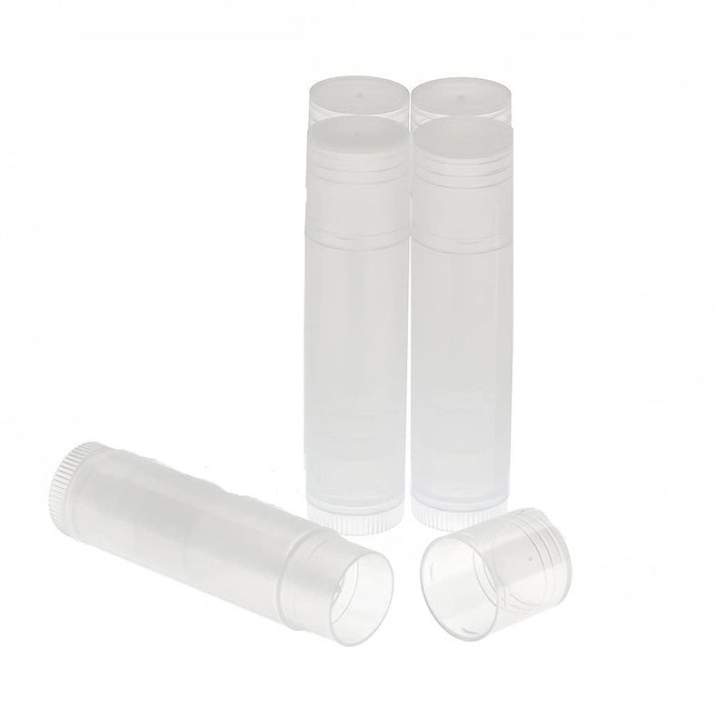 JERN JERN 5 Grams Clear Empty Plastic Lip Gloss Lip Balm Cream Tubes Lipstick Refillable Bottles Cosmetic Containers Set Pack of 5  - Image 1
