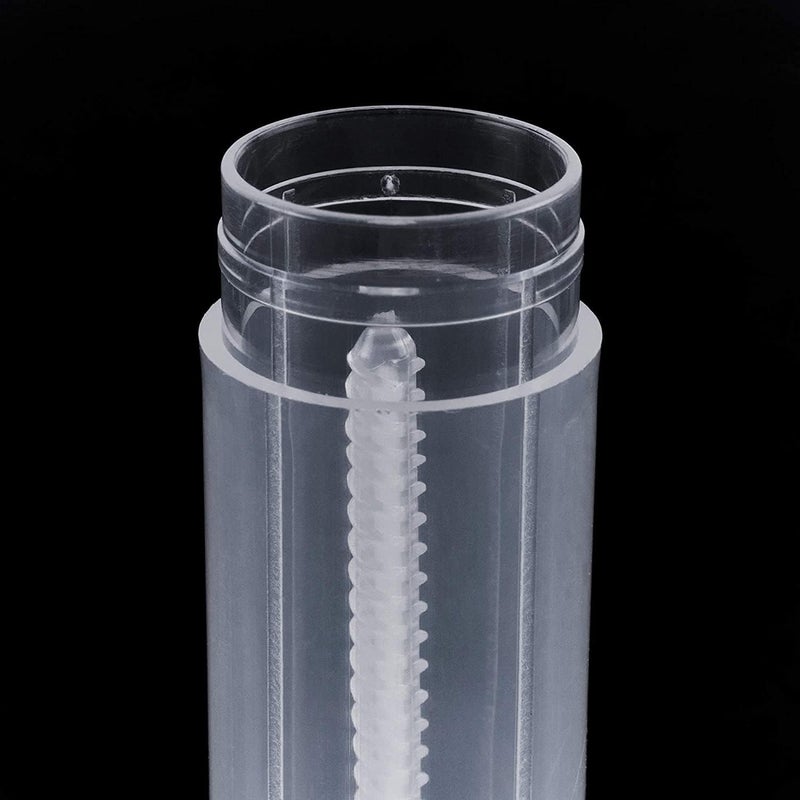 JERN JERN 5 Grams Clear Empty Plastic Lip Gloss Lip Balm Cream Tubes Lipstick Refillable Bottles Cosmetic Containers Set Pack of 5  - Image 4