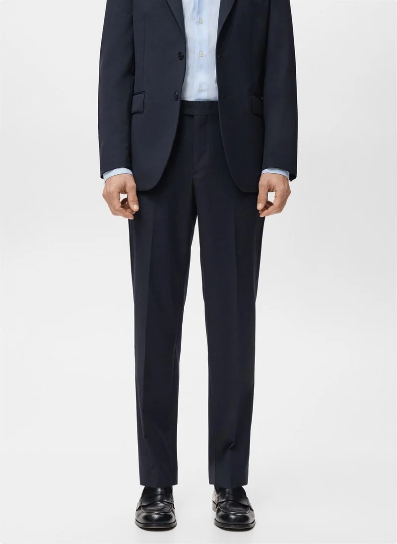 Mango Man Turin 100% wool suit trousers