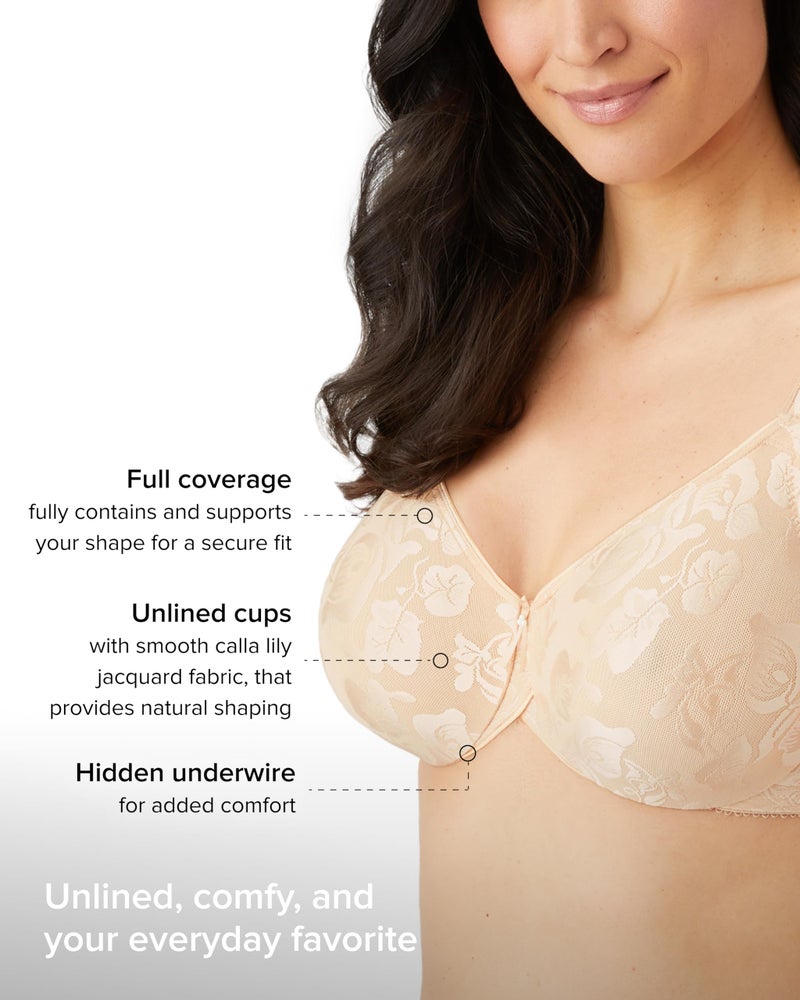 Wacoal Awareness Seamless Underwire Bra 85567 Natural Nude 38G - Image 2