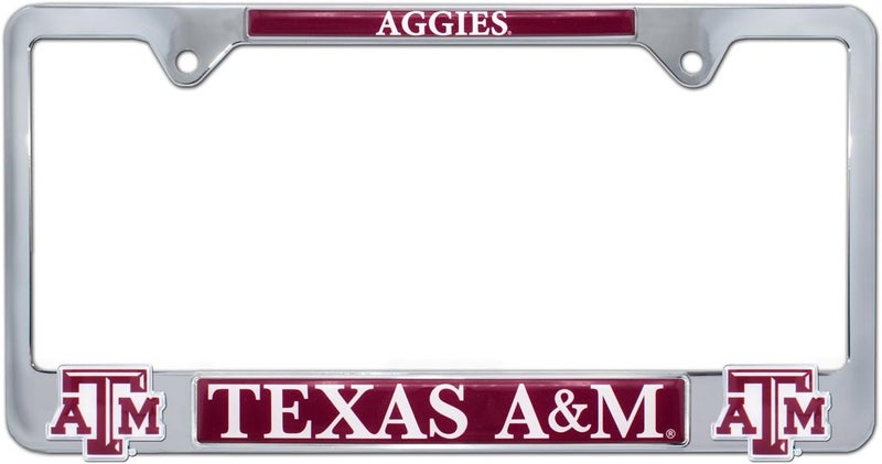 Elektroplate Texas A&M University Aggies 3D License Plate Frame - Image 1