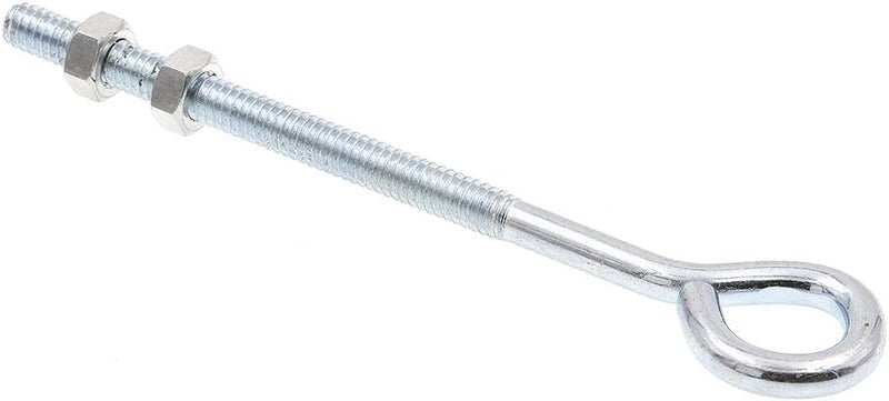 PRIMELINE 9066459 Eye Bolts With Nuts, 1/4 In.-20 X 5 In., Zinc Plated Steel (10 Pack) - Image 2