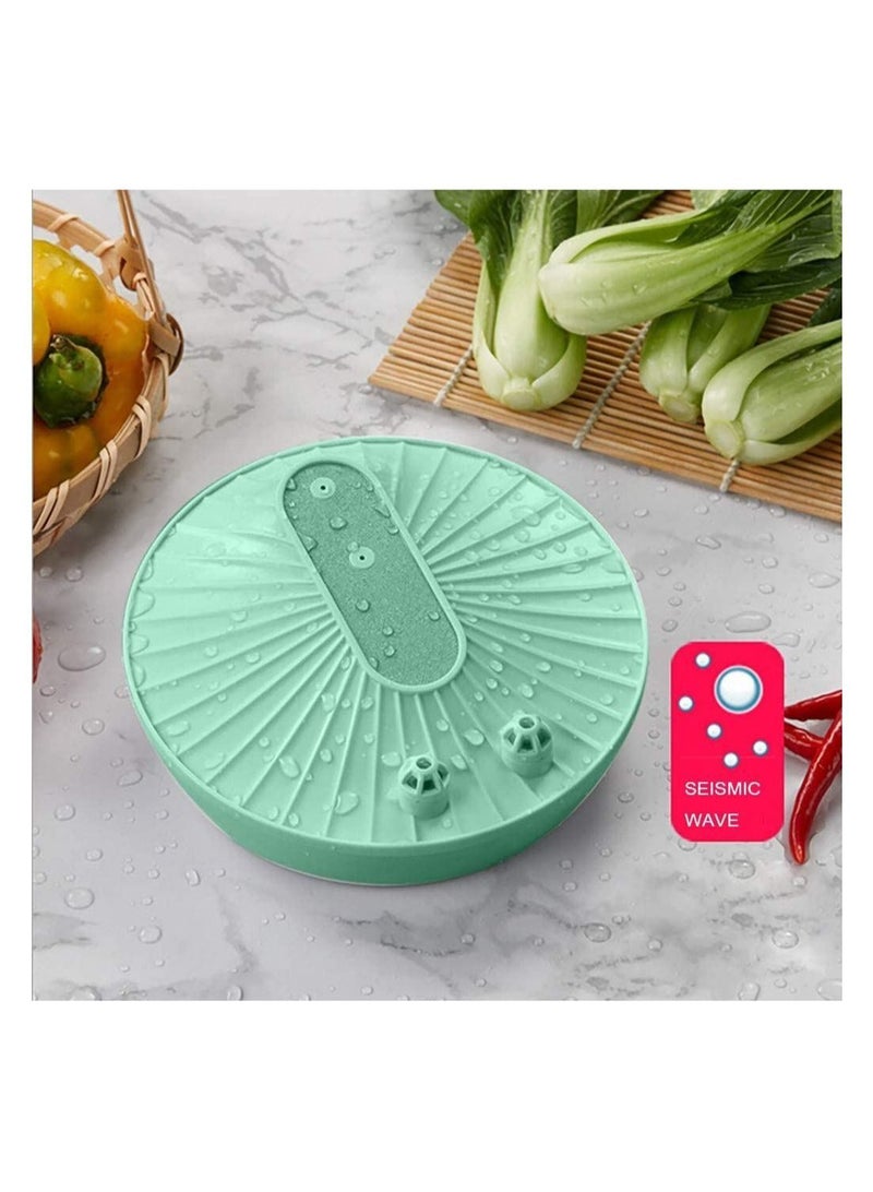 Generic Mini Ultrasonic Dishwasher USB Dishwasher Multifunction Portable and Countertop Smart Dishwashers High Pressure Wave Integrated Cleaner Tool for Dishwashing Vegetable Fruit Washing Green.  - Image 5