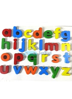 Generic FunBlast 3D Wooden Learning Small Letters Alphabets Board for Kids Learning Toy for Kids – (Multicolor; Pack of 1)  - Image 3