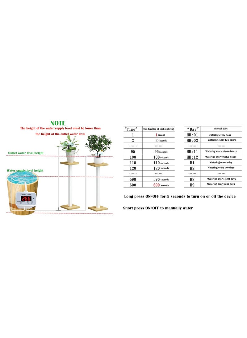 عام نظام الري ذاتي التنقيط الذكي للنباتات، أدوات ري النباتات الذاتية، نظام ري 16 حاوية للنباتات داخليًا، قابل للشحن. - Image 5