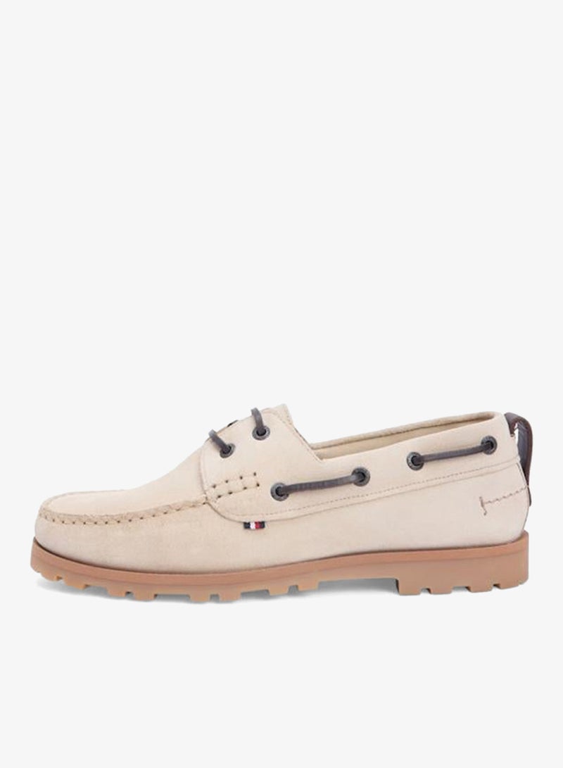 TOMMY HILFIGER Suede Cleat Lightweight Boat Shoes - Image 2