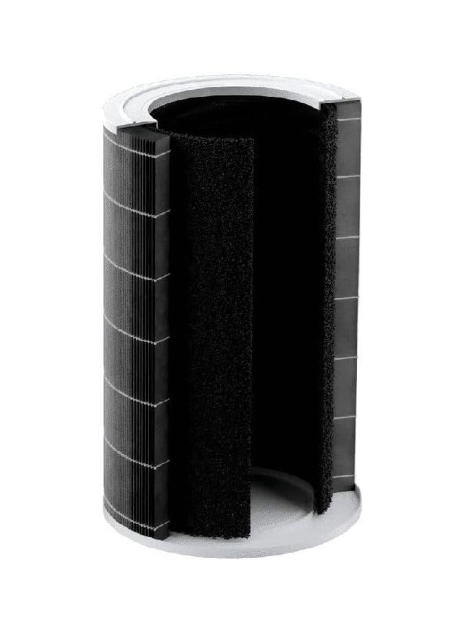 Air Purifier For Xiaomi Mi Replacement Filter for 3H&3C Compatible with Xiaomi mi Activated Carbon 360 Integrated Triple-Layer High-Efficiency H13 Grade, GREY  - Image 2
