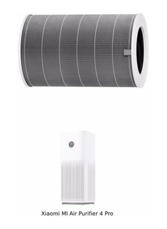 Generic Air Purifier For Xiaomi Mi Replacement Filter for 3H&3C Compatible with Xiaomi mi Activated Carbon 360 Integrated Triple-Layer High-Efficiency H13 Grade, GREY  - Image 4