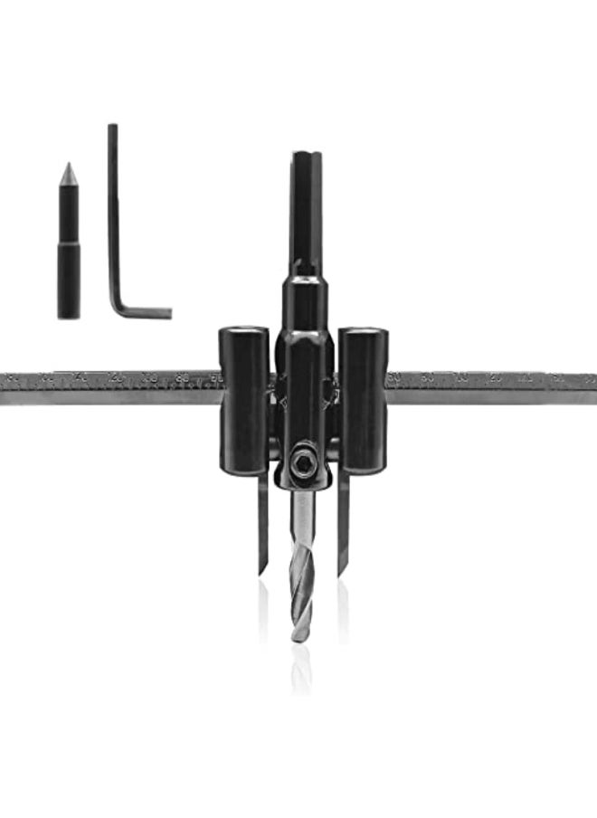 Biella Biellaâ„¢ 30mm - 200mm Adjustable Hole Saw Circle Cutter Drill Bit Tool  - Image 1