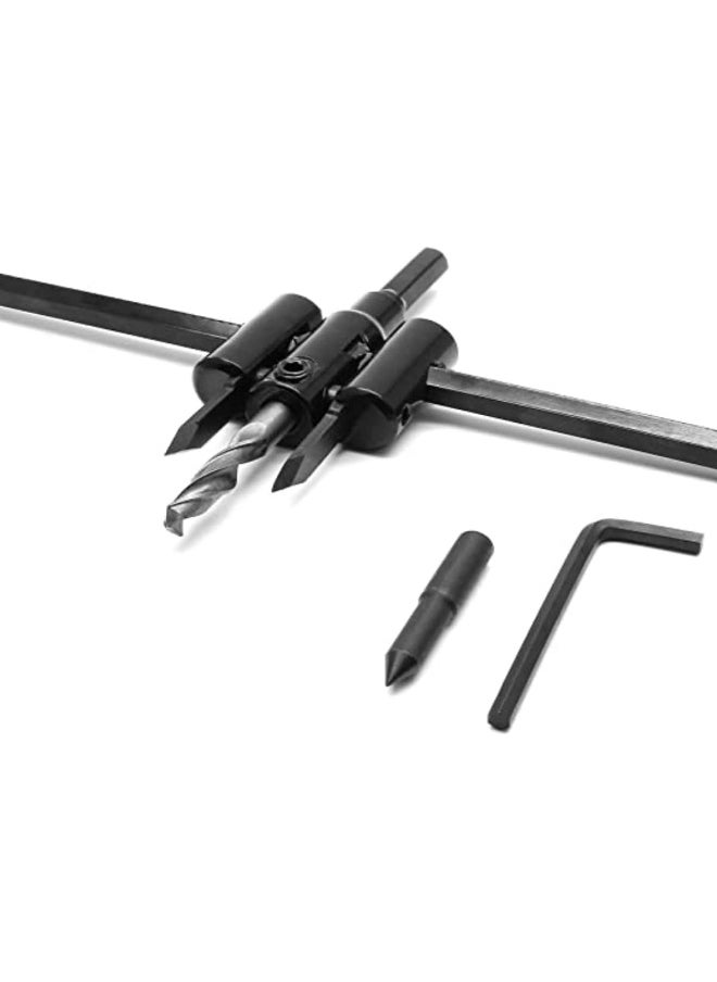 Biella Biellaâ„¢ 30mm - 200mm Adjustable Hole Saw Circle Cutter Drill Bit Tool  - Image 2