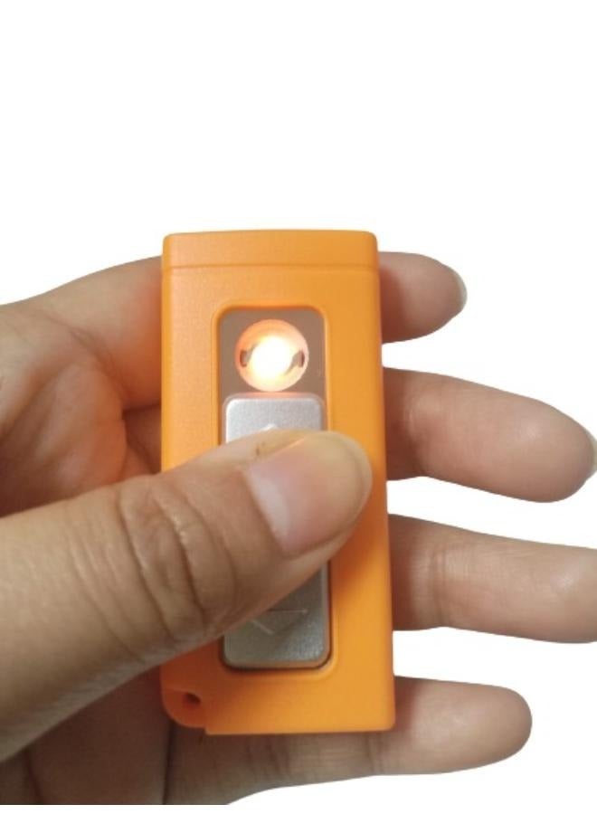 Rechargeable Mini Multi-functional Keychain Flashlight with Lighter  - Image 4