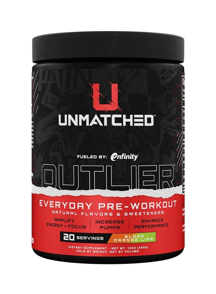 UNMATCHED Unmatched Outlier 20S Blood Orange Lime 340G  - Image 1