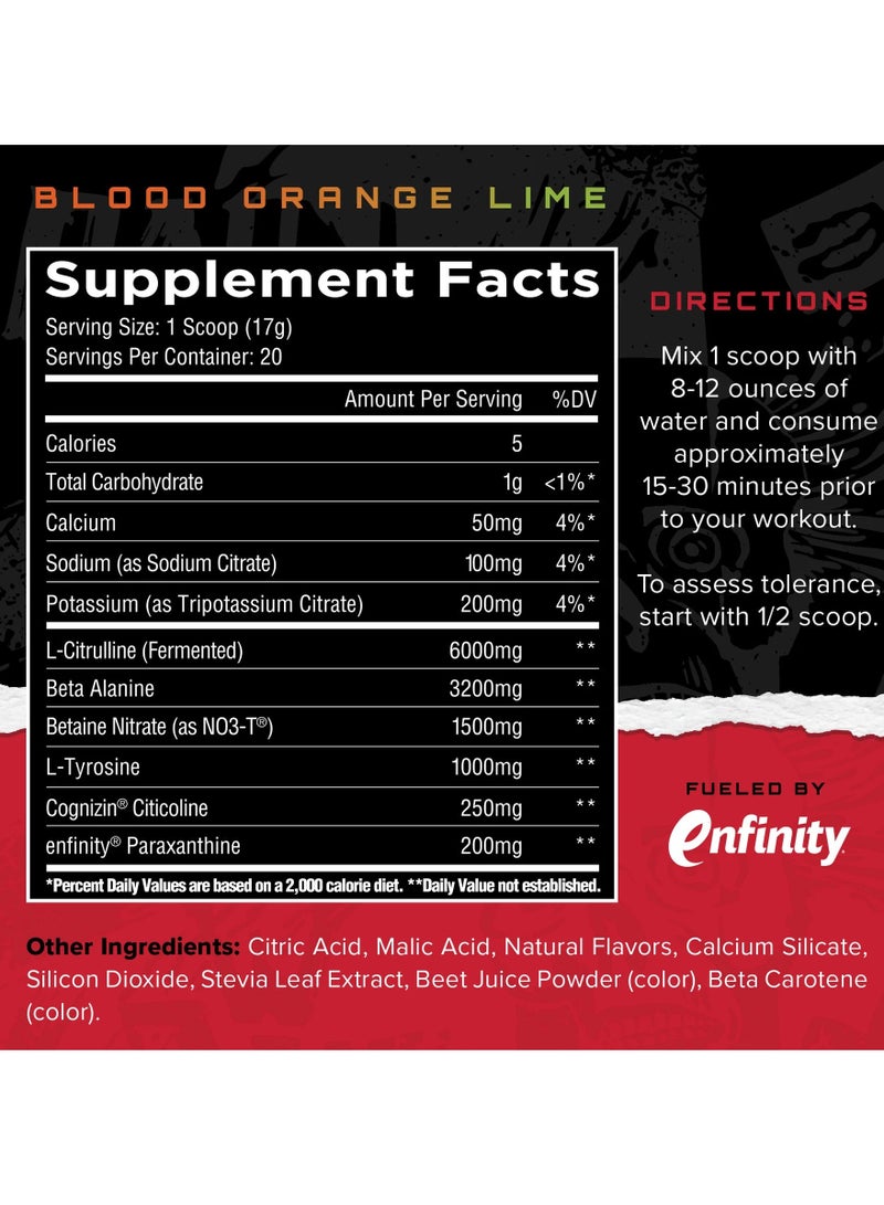 UNMATCHED Unmatched Outlier 20S Blood Orange Lime 340G  - Image 2