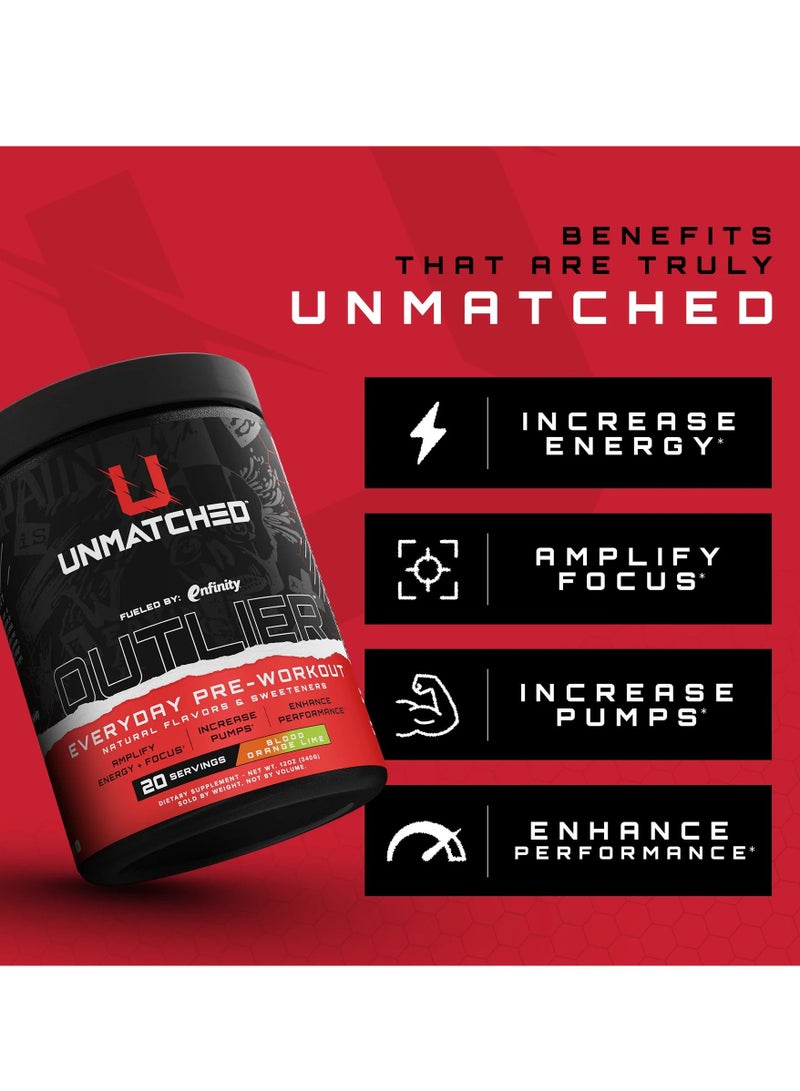 UNMATCHED Unmatched Outlier 20S Blood Orange Lime 340G  - Image 3