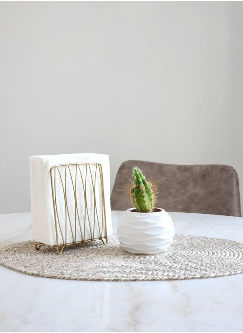 3D Brothers - SoftWave Planter  A blend of luxury and modern wave inspired design adding a unique artistic touch to your space transforming any décor into an elegant masterpiece brimming with creativity and harmony - Image 1