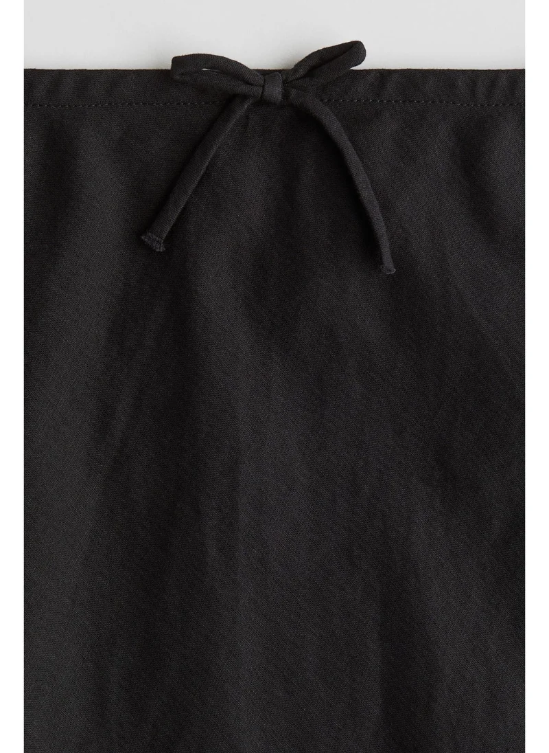 اتش اند ام Linen blend skirt