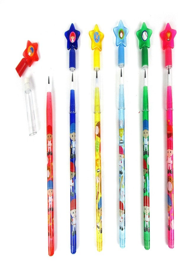 TINYMILLS 24 Pcs Baseball Stackable Push Pencil Assortment with Eraser for Party Favors Goodie Bag Stuffers Sports Baseball Team Party - Image 5
