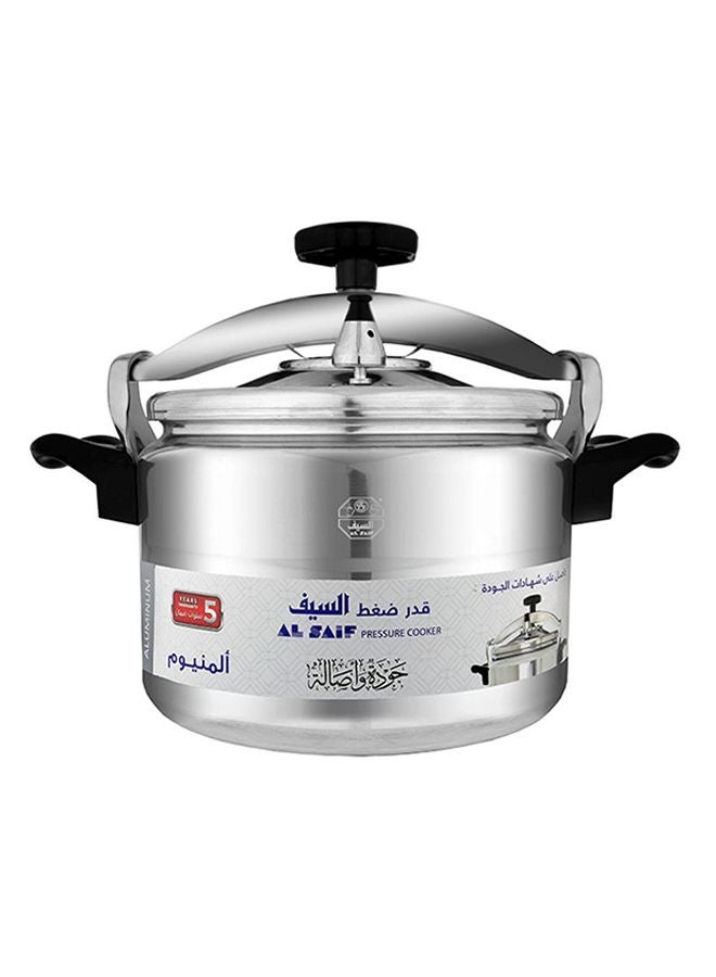 Alsaif Al Saif Aluminium Pressure Cooker Silver 7.0Liters - Image 1