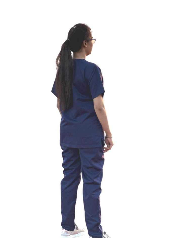 Just Needles Medical Scrub Suit Set Unisex Top And Pants  - Image 2