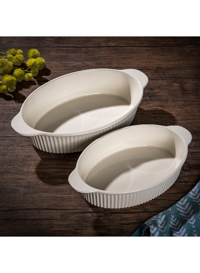 لا ميسا صينية فرن بيضاوية إلى طاولة - Image 1