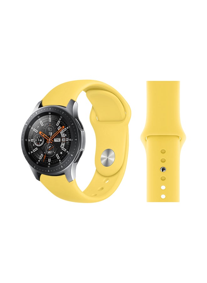 Perfii Stylish Replacement Band For Samsung Galaxy Watch Yellow