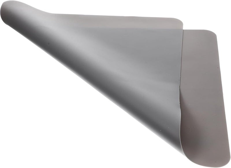 Silicone Kneading Dough Mat and Fondant Rolling Pad 40x30cm Heat Resistant Non-slip Baking Mat for Kitchen Countertop Pastry Baking with Matte Bottom Gray - Image 1