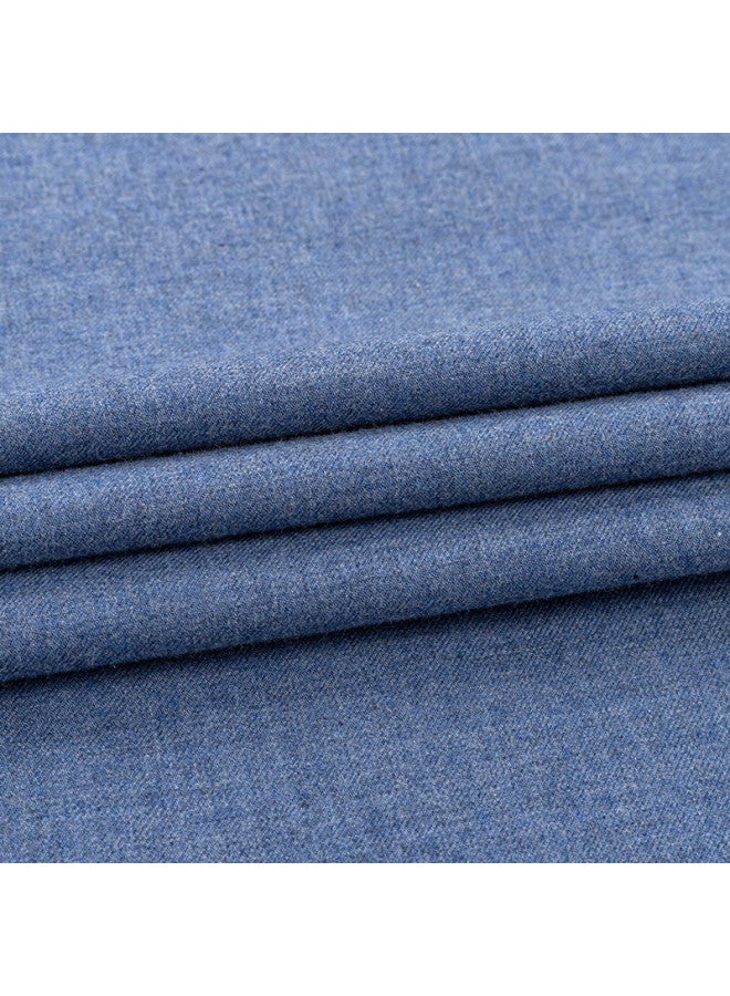 Firs Men's Long Sleeve Shirt, Business Casual, For Young And Middle-aged, All Cotton Solid Color Shirt For Men, Blue, Size 40 - Image 5