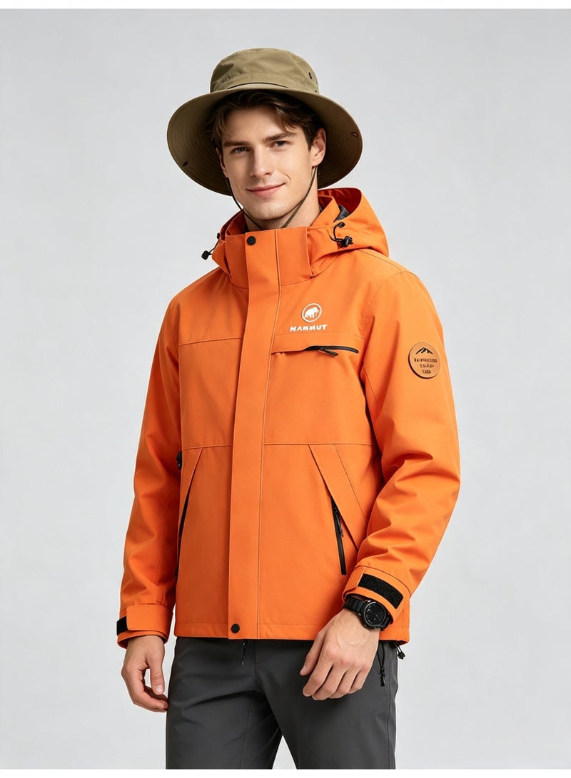 Mammut Men's and women's outdoor jacket windproof waterproof hooded mountaineering jacket - Image 2