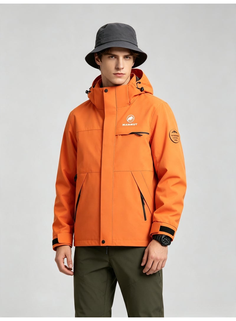 Mammut Men's and women's outdoor jacket windproof waterproof hooded mountaineering jacket - Image 1
