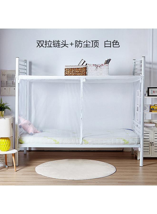 Bluejw Encrypted New Student Mosquito Net Dormitory Bunk 0.9 Meters 1.2m Single Bed Double-sided Zipper 1.5 Home Shading - Image 1