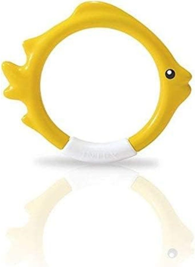 Intex 55507 Diving Swimming Pool Kids Toy Play Underwater Fish Rings 4-PC - Image 4