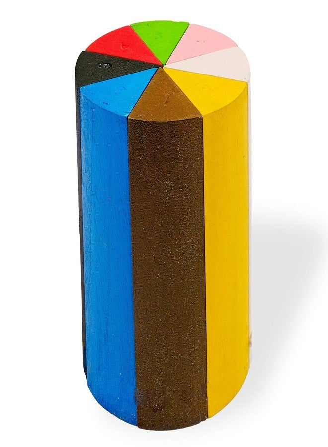SquareDrop Wooden Cylinder Set of 8 - Brain Boosting Mathematical Activities for Age 5+ Years Old Kids - Do It Yourself Mathematics Activity Kit - Image 2