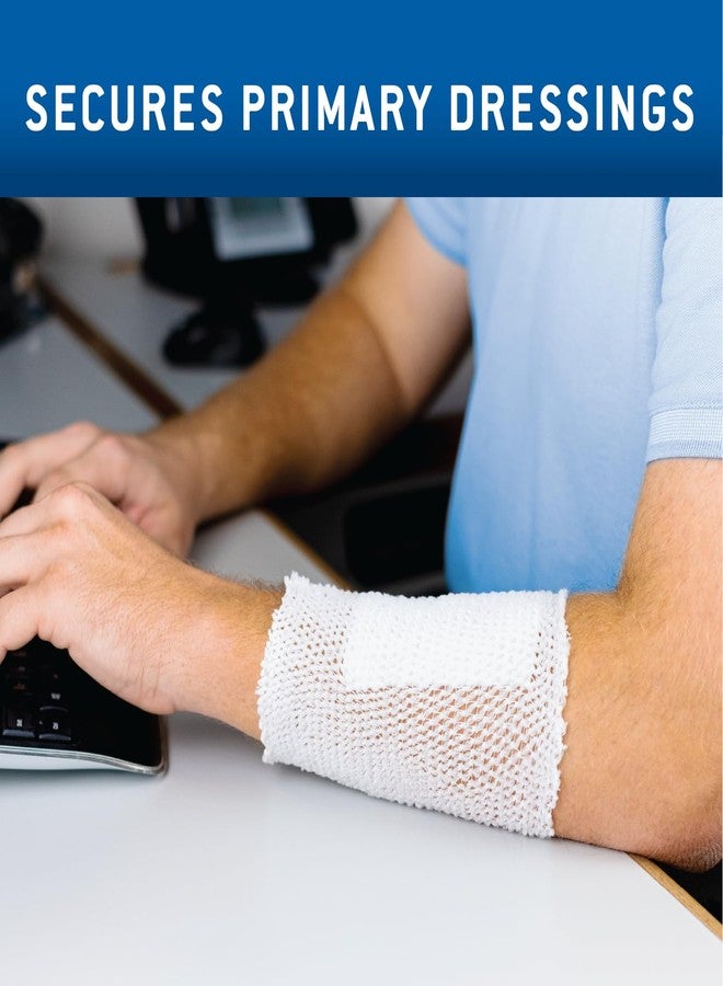 Care Science Elastic Stretch Net, 1 Roll, 5 Yards | Premium First Aid Wound Care, Secures Wound Dressings Firmly & Comfortably in Place - Image 3